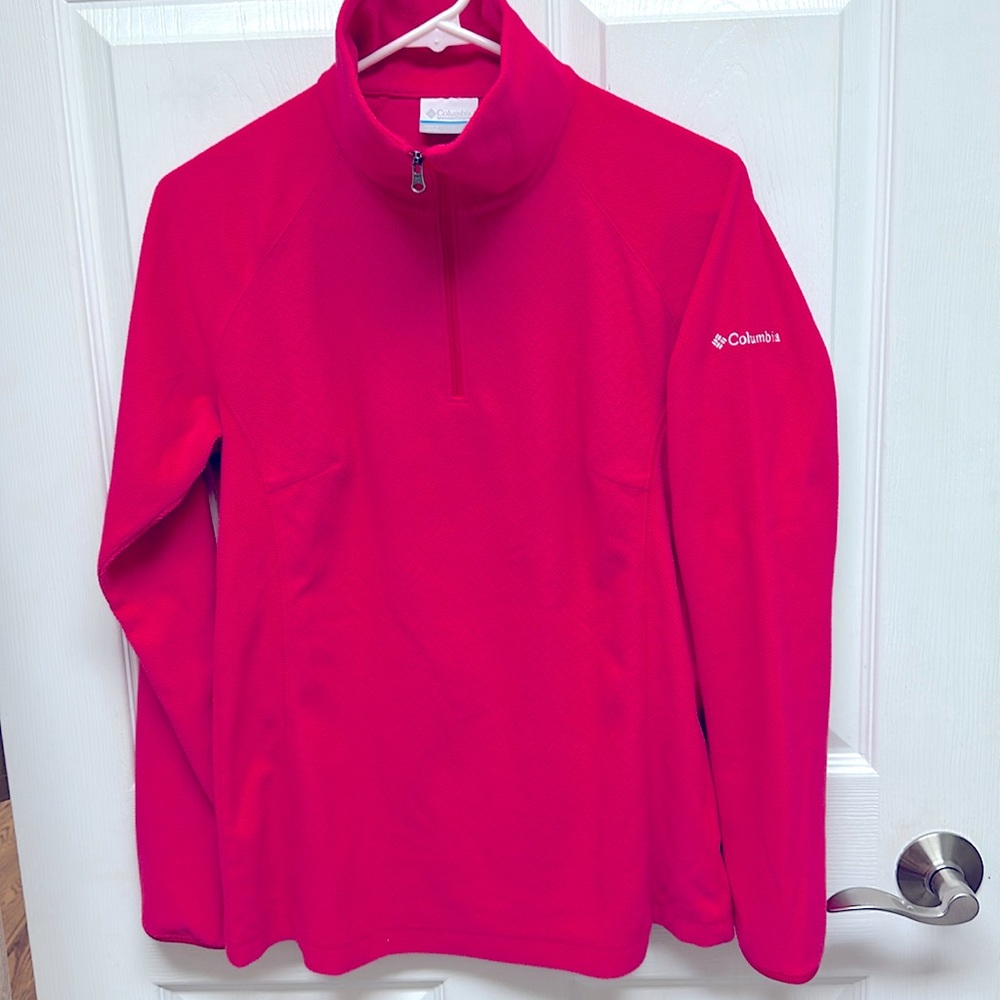 Women’s Columbia 1/4 Zip Fleece Pullover, size medium